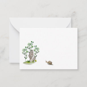 Cute aquarelle champignon motif carte de tasse de