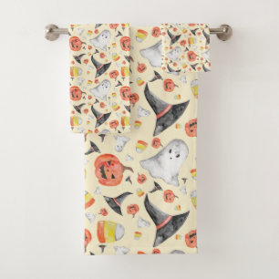 Cute Aquarelle Halloween Witch's Casquette Ghost É