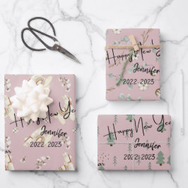 Cute arc-en-ciel Eucalyptus & Motif Feuille Nouvel