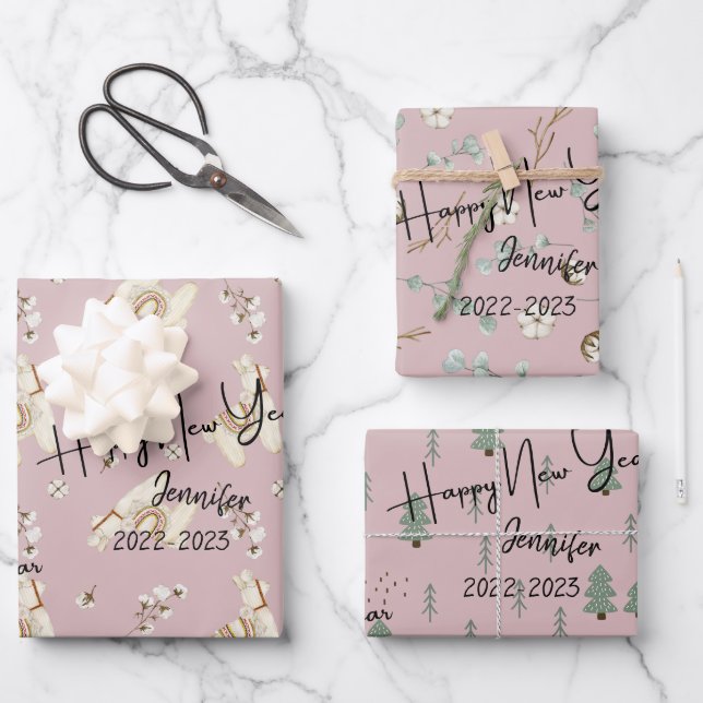 Cute arc-en-ciel Eucalyptus & Motif Feuille Nouvel (Recto)