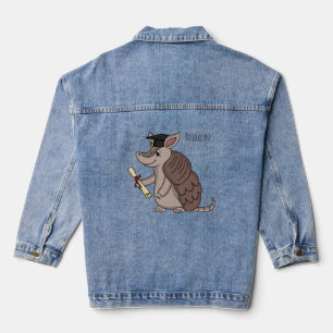 Cute armadillo avec dessin animé de la casquette d