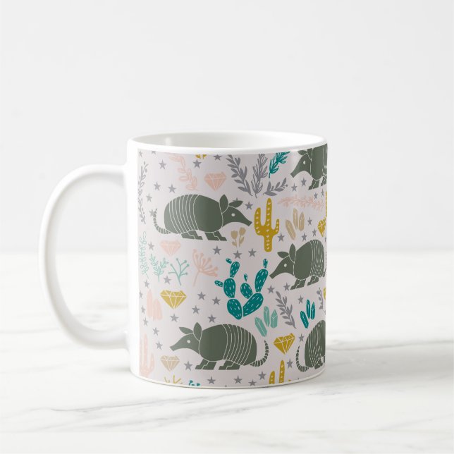 Cute Armadillo Café Mug (Gauche)