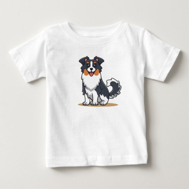 Cute Australian Shepherd-23144 Baby T-shirt (Vorderseite)