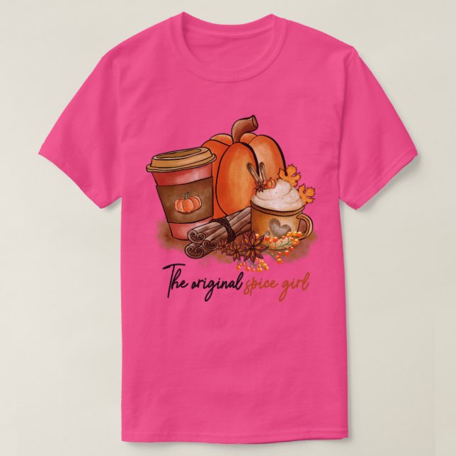 Cute Autumn Design For Girls T-Shirt (Design vorne)