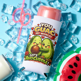 Cute Avocado Valentine’s Love Design, kawaii Love Selters Dosenkühler