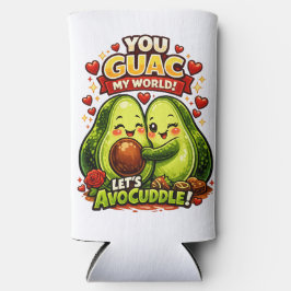 Cute Avocado Valentine’s Love Design, kawaii Love Selters Dosenkühler