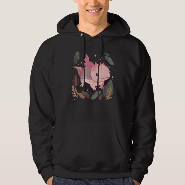 Cute Axolotl 3 Hoodie (Vorderseite)
