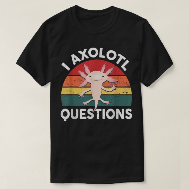 Cute Axolotl-Shirt I Axolotl T-Shirt (Design vorne)