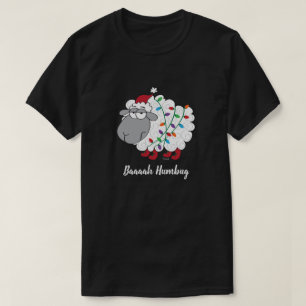 Cute Baaah Humbug Sheep avec T-shirt lumineux