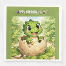 Cute Baby Dinosaur Kids Birthday Party