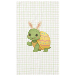 Cute baby Easter/Spring Turtle Tischdecke