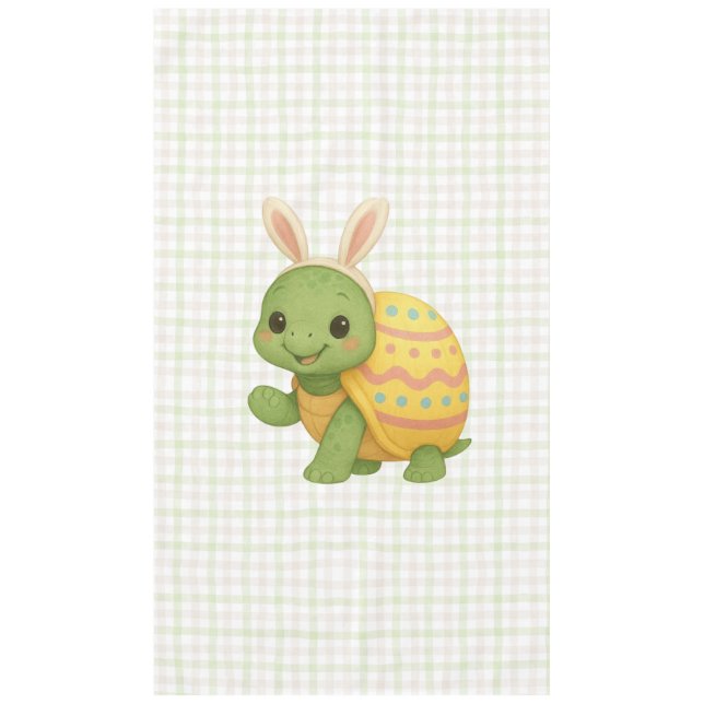 Cute baby Easter/Spring Turtle Tischdecke (Vorderseite)