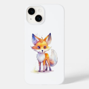 Cute Baby Fox iPhone 14 Coque
