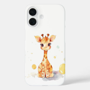 Cute Baby Giraffe iPhone 16 Coque