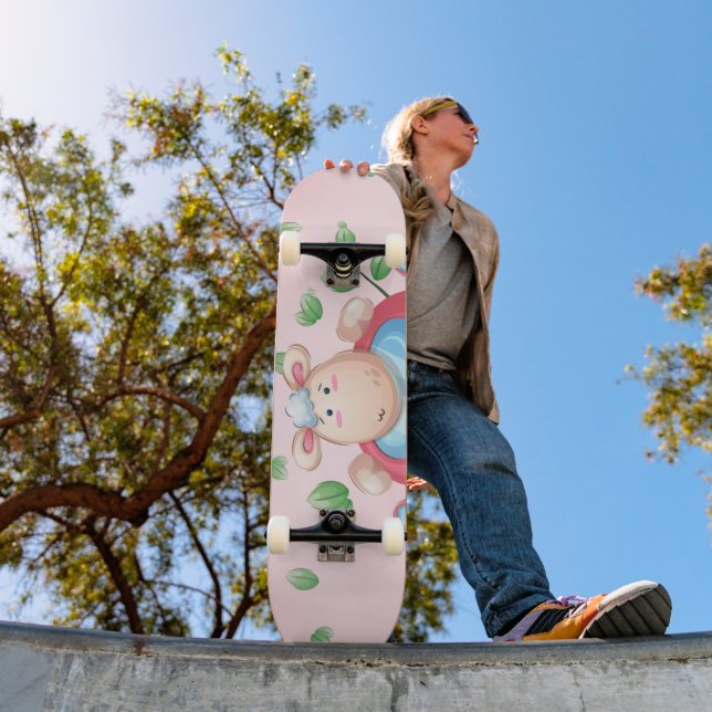 Cute Baby Lamb Skateboard (Außen 1)