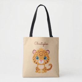 Cute Baby Leopard Safari Animal Kids Tasche