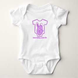 Cute Baby Letter G with Bunny Ears - My Little Bab Baby Strampler
