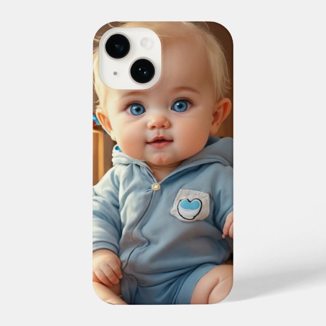 Cute Baby Logo iPhone 14 Slim Fit Case – Glory iPhone 14 Hülle (Rückseite)