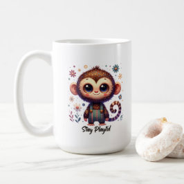 Cute Baby Monkey Kaffeetasse