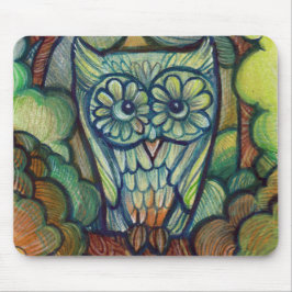 Cute Baby Owl Mousepad