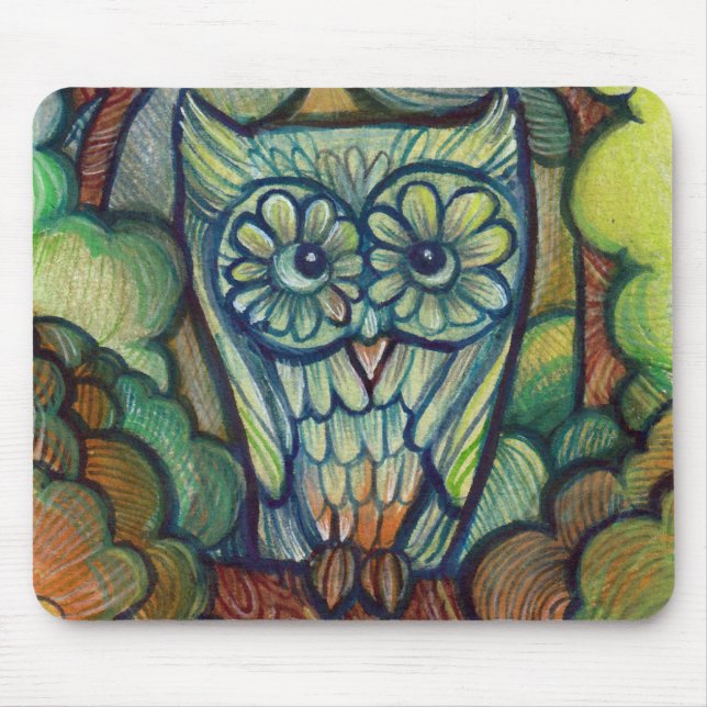 Cute Baby Owl                                      Mousepad (Vorne)