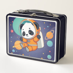 Cute Baby Panda Astronaut Enfants Lunchbox - Publi
