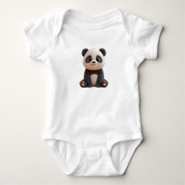 Cute Baby Panda Bodysuit Baby Strampler