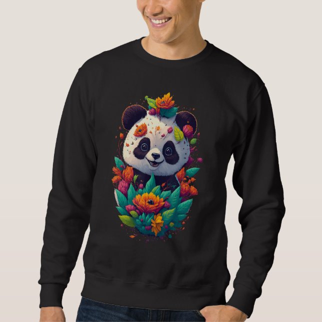 Cute baby panda sweatshirt (Vorderseite)