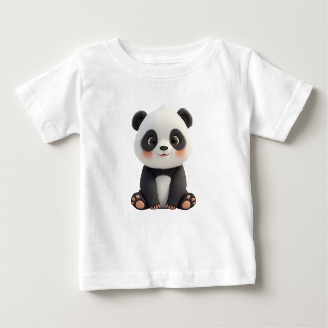 Cute Baby Panda T-Shirt (Vorderseite)