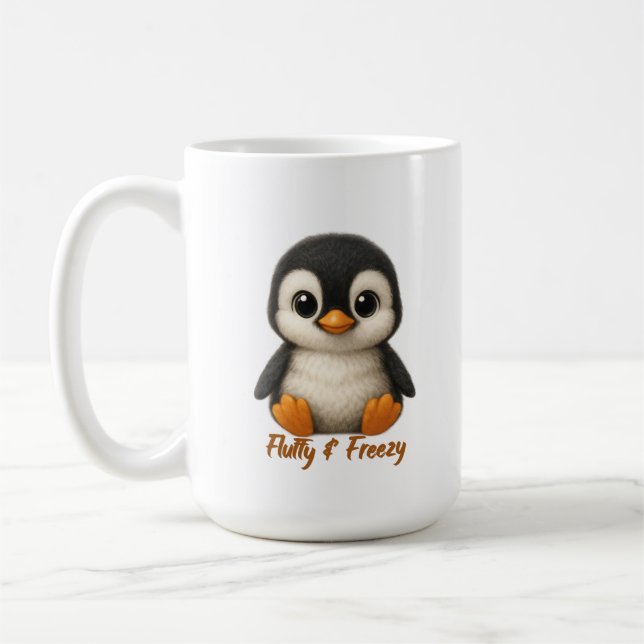 Cute Baby Penguin  Kaffeetasse (Links)