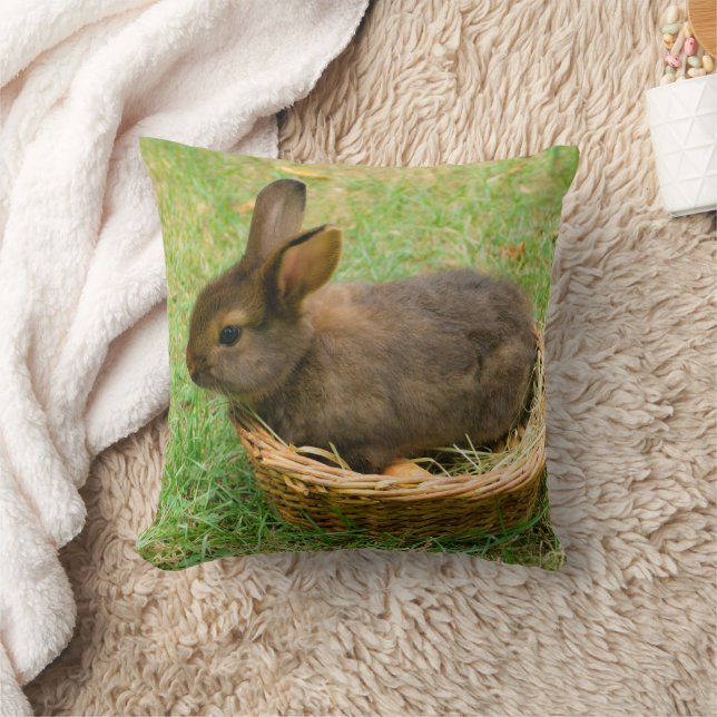 Cute baby rabbit kissen (Decke)