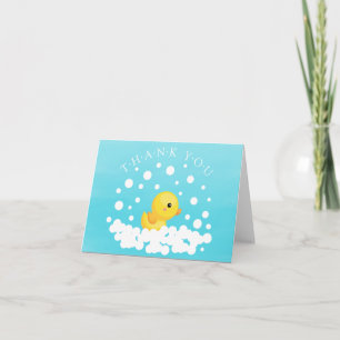 Cute Baby shower de canard en caoutchouc Merci Not
