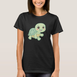 Cute Baby Turtle Walking T-Shirt