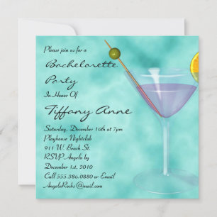 CUTE Bachelorette Invitations concepteurs