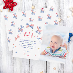 Cute Balloon 1er Anniversaire Photo Carte de remer