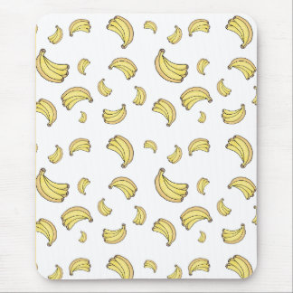 Cute Banana Pattern | Hand Drawn Banana Aesthetic  Mousepad