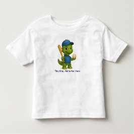 Cute Baseball Dino Shirt for Kids