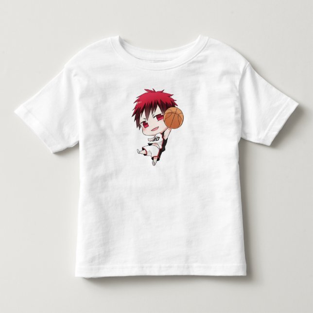 Cute Basketball Design Kleinkind T-shirt (Vorderseite)