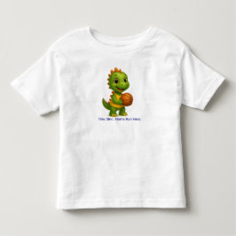 Cute Basketball Dino Shirt for Kids