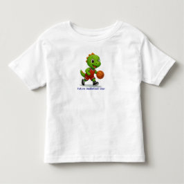 Cute Basketball Dino Shirt for toddlers