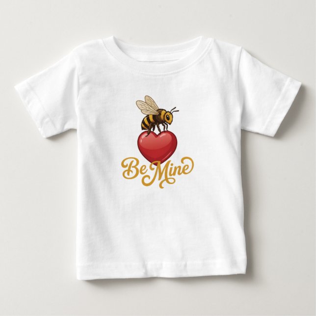 Cute Be Mine Honeycomb  Baby T-shirt (Vorderseite)