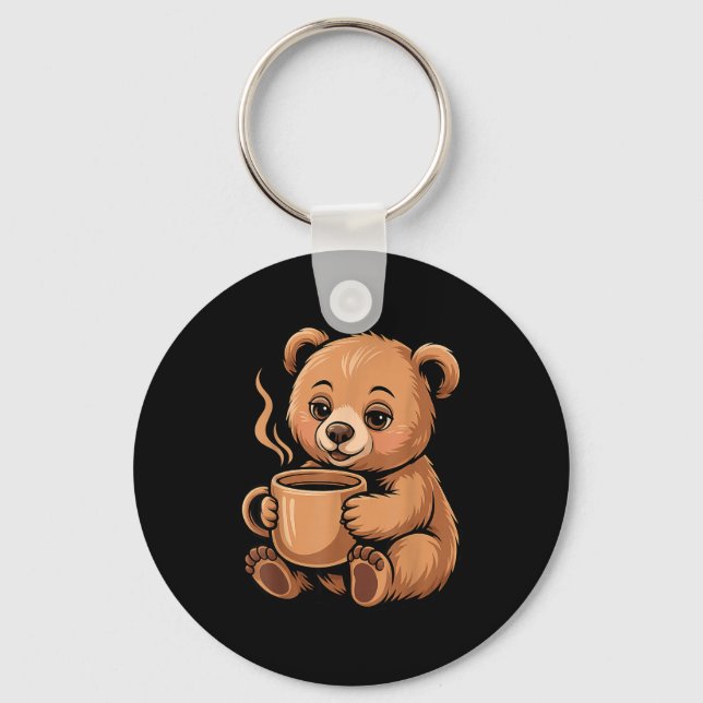 Cute Bear Design For Bear Lover And Bear  Schlüsselanhänger (Vorderseite)