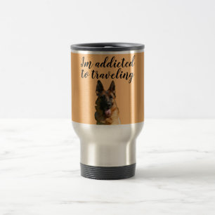 Cute berger allemand Voyage Mug