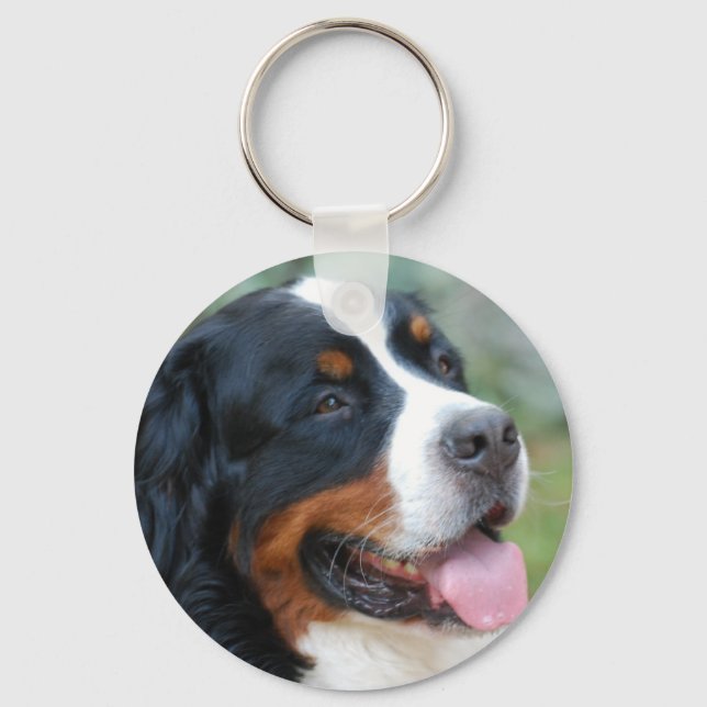 Cute Bernese Keychain Schlüsselanhänger (Vorderseite)