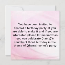 Cute BFF-Geburtstag Einladung