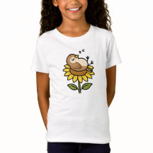 Cute Bird Sleeping on a Flower