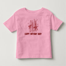 Cute Birthday Candle T-Shirt for Kids