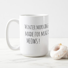 Cute Black Cat with Pink Bow Tie  Kaffeetasse