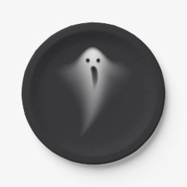 Cute Black Ghost Pappteller