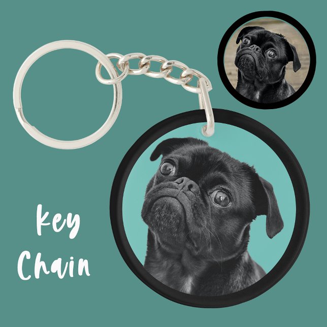 Cute Black Pug Face Charm | Unique Custom Dog Love (Créateur téléchargé)